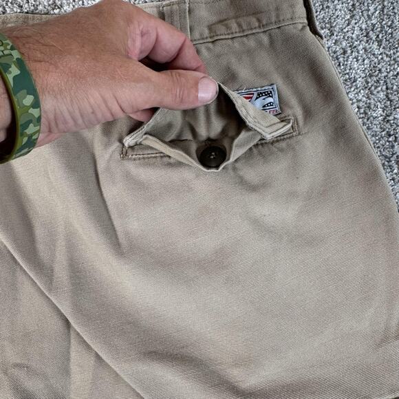 Tyndale Pants Mens 40x26 Khaki Flame Resistant Cargo Made in USA CAT 2 12 Cal - Picture 13 of 16